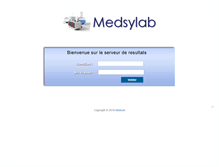 Tablet Screenshot of medsylab.net